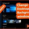 How to change desktop background windows 10 without activation