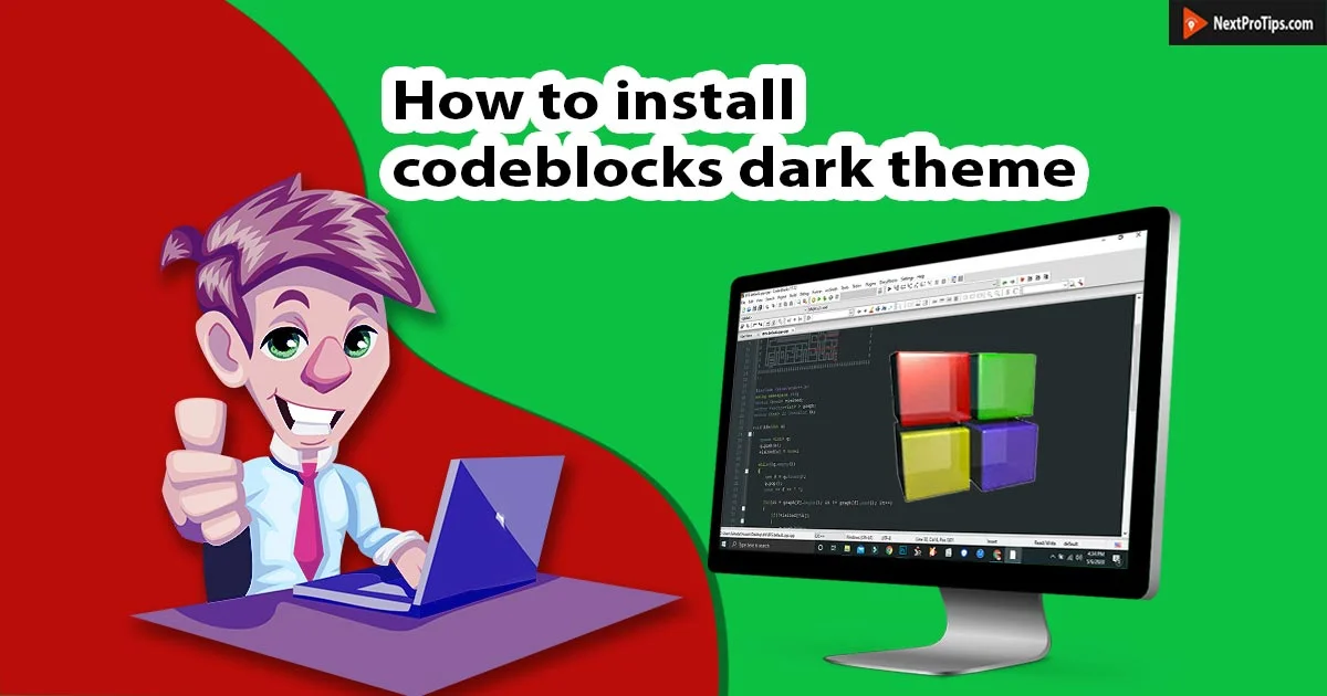 How to install codeblocks dark theme