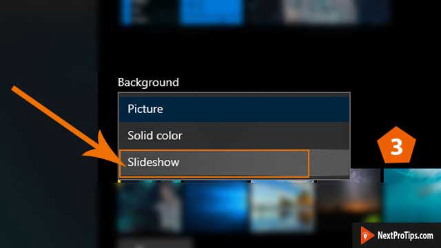 how to create slideshow background on windows 10 step-3