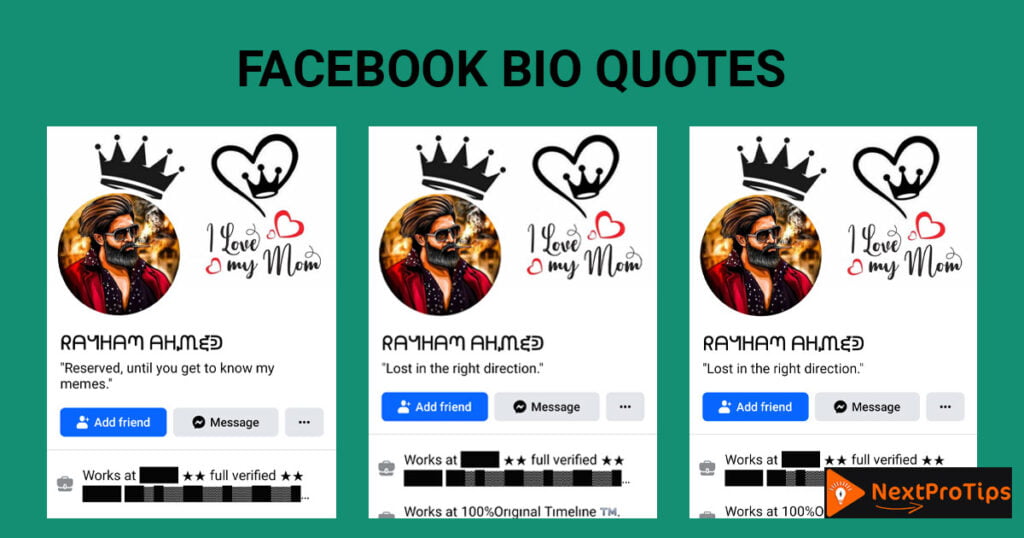 Best facebook bio quotes for boys