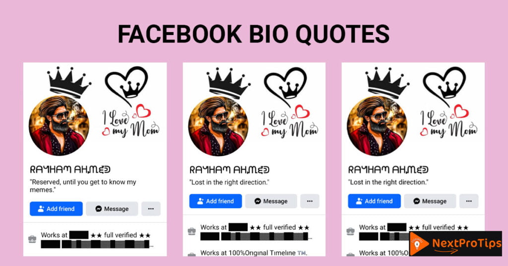 Best facebook bio quotes for girl
