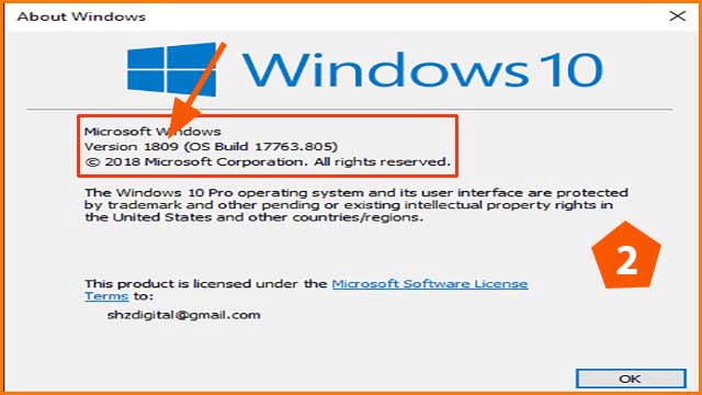 how to check windows version step 2